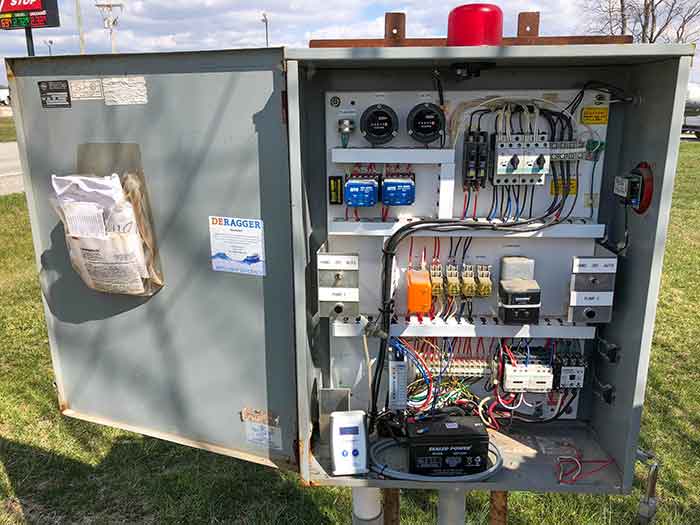 The installed pump monitoring system