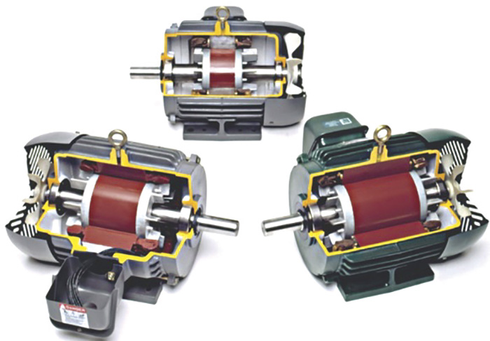 Figure 5.1 Typical induction motors