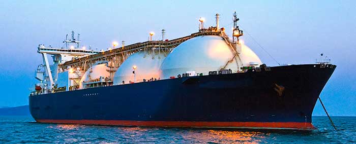 Image 1. Liquid natural gas must be liquified and cooled to ship